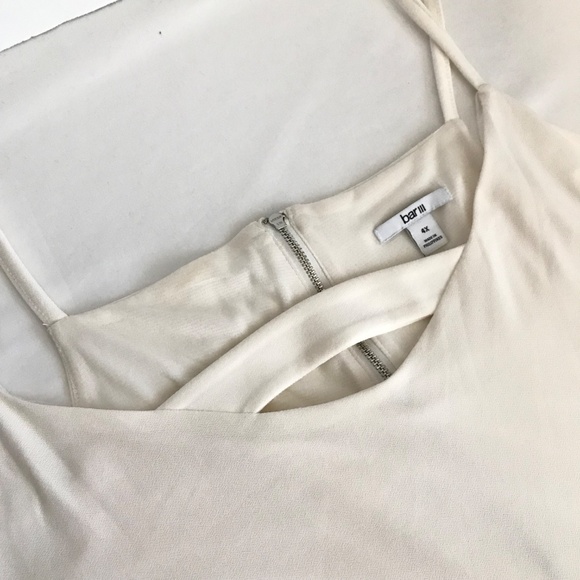 BAR III Sleeveless Blouse Tank Top Cream NWT Women’s Plus Size 4X - Picture 14 of 16